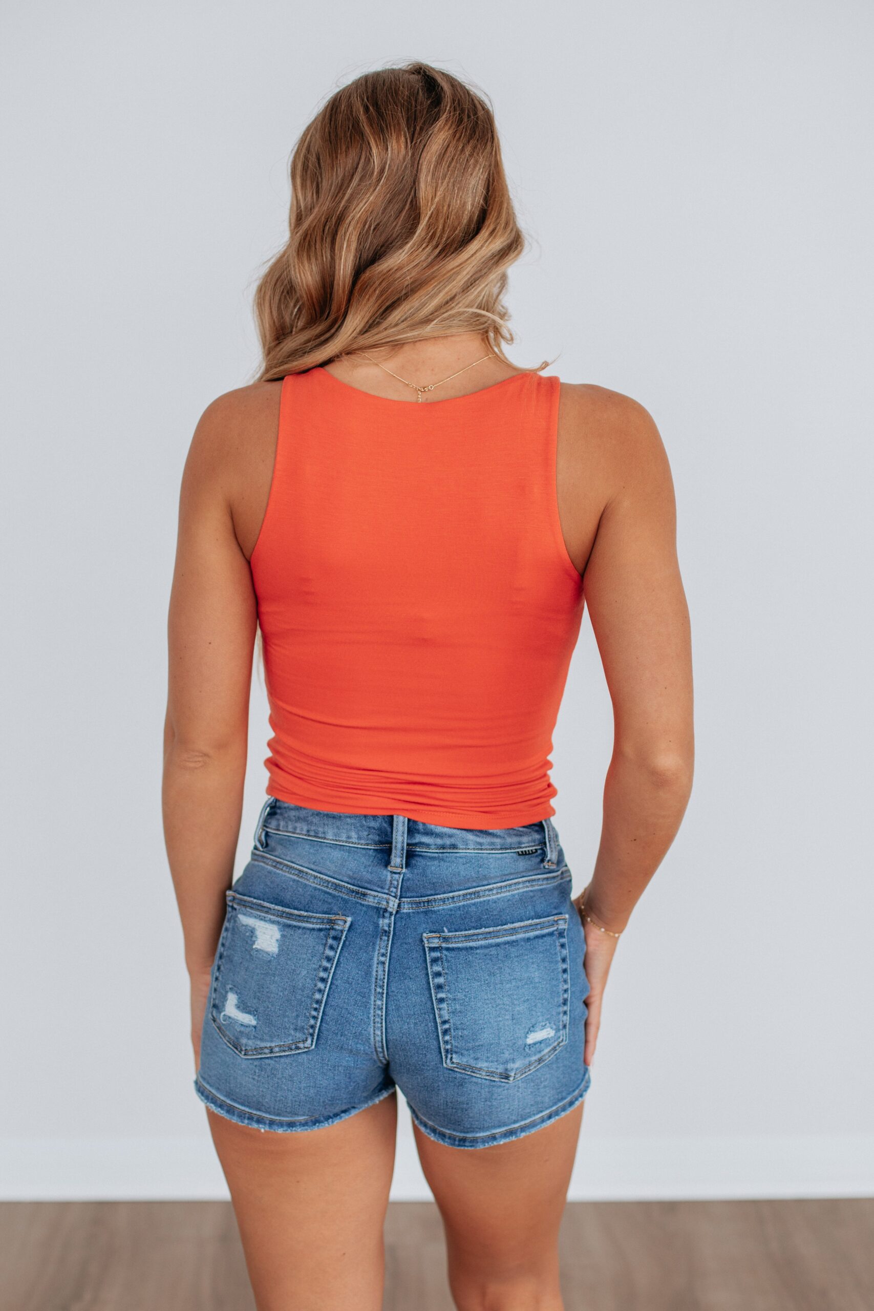 Ariel Basic Tank - Coral - Image 5