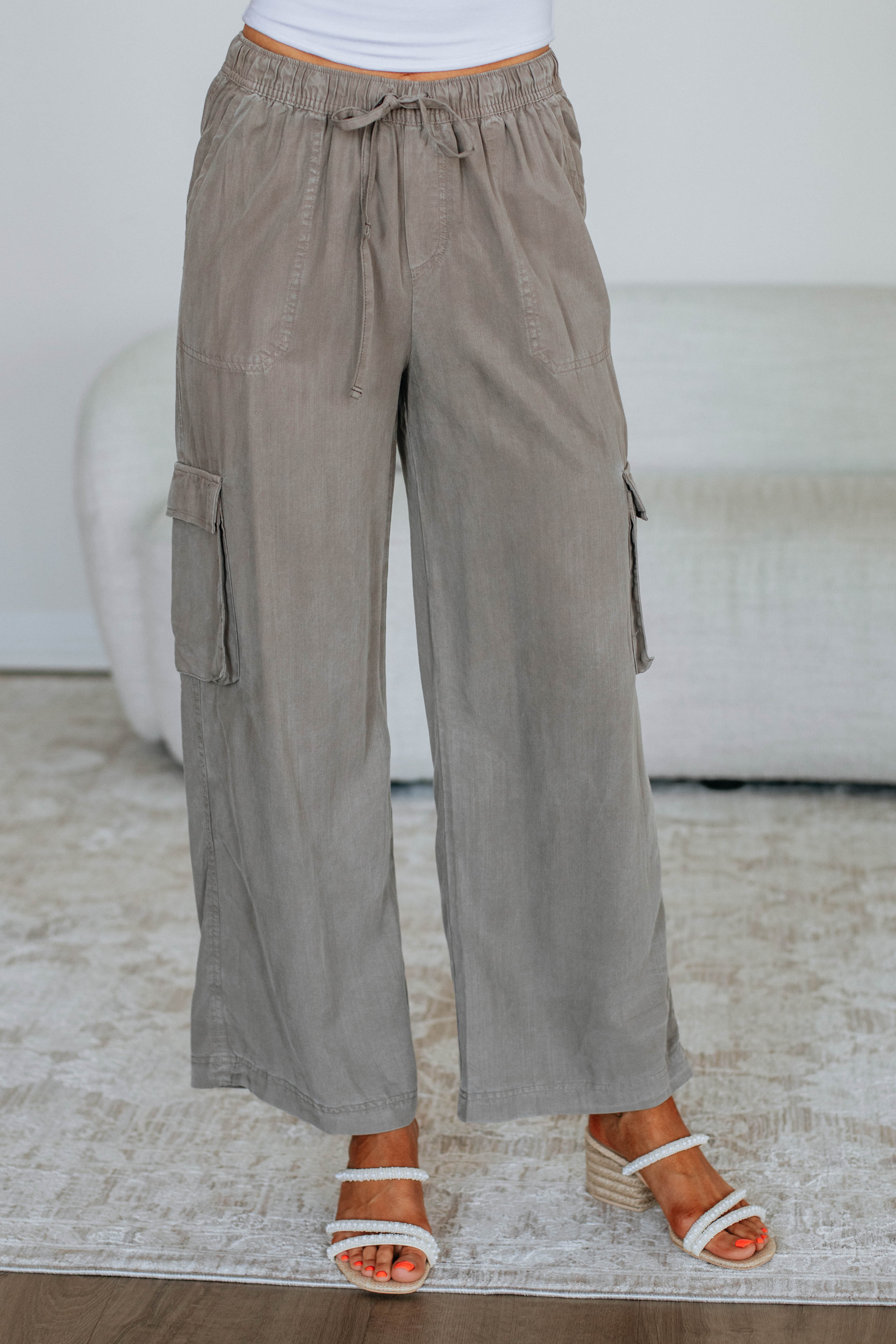 Wylie Cargo Pants - Taupe - Image 7